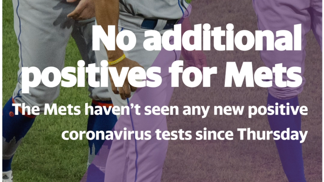 Mets announce no additional positive coronavirus tests