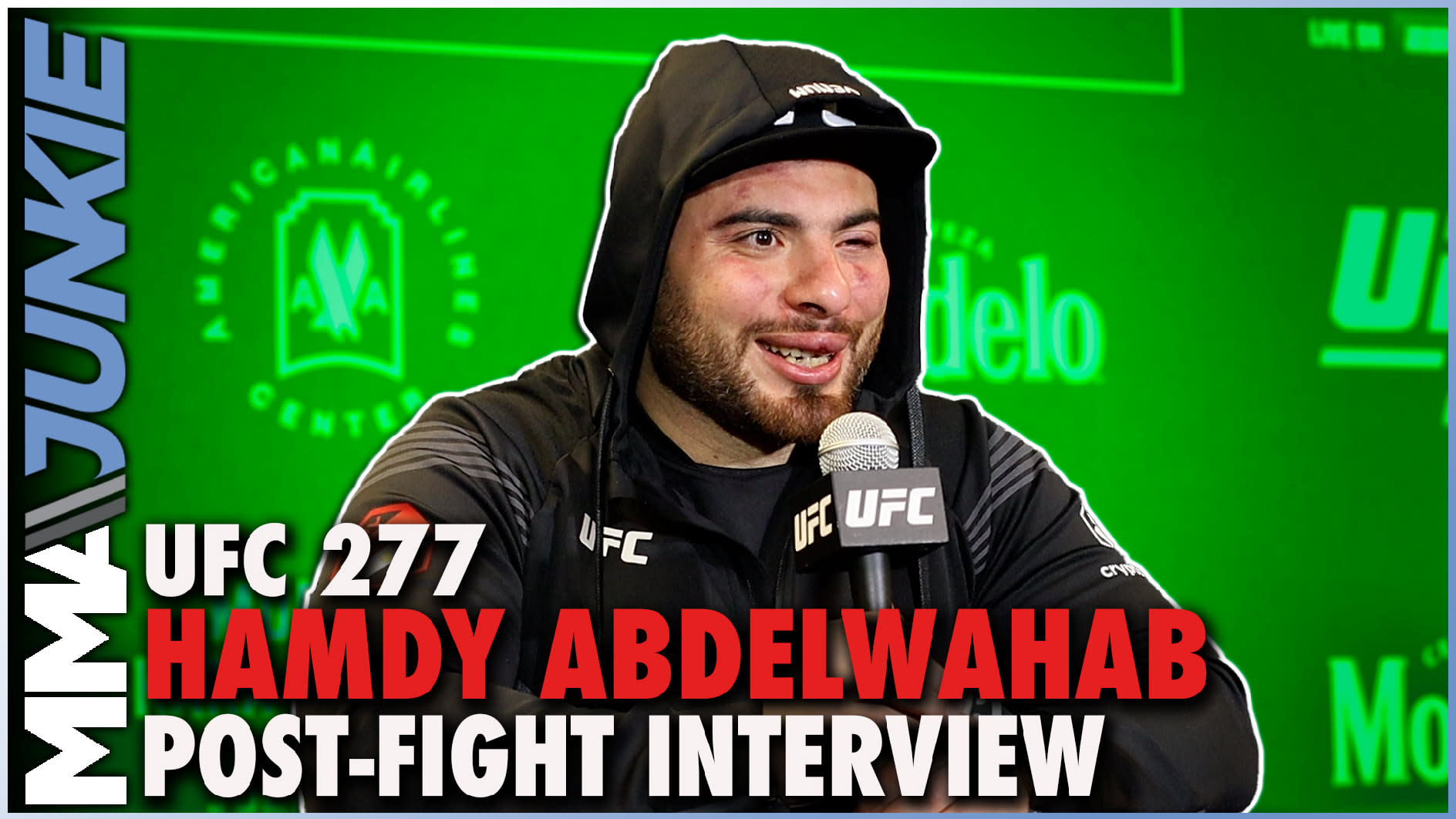 Hamdy Abdelwahab proud to be first Egyptian UFC winner Ill be a big idol for a lot of kids