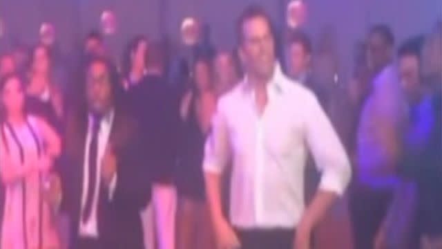 Tom Brady Dancing at Super Bowl Ring Ceremony