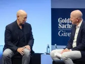 Goldman CEO and predecessor Blankfein talk careers as analysts compete