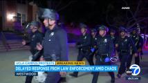 UCLA protesters violently clash before law enforcement intervenes