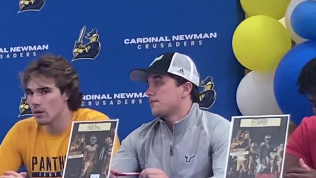 Cardinal Newman celebrates eight college-bound student-athletes on national signing day