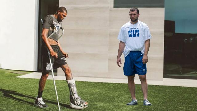 The Rush: Why is Kevin Durant’s Achilles affecting Andrew Luck’s training camp?