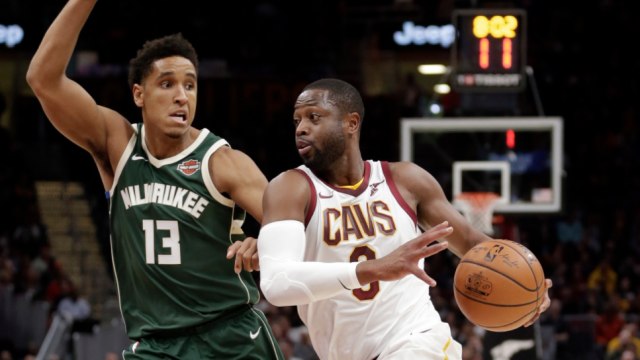 Cavs beat Bucks, 124-119, in shootout