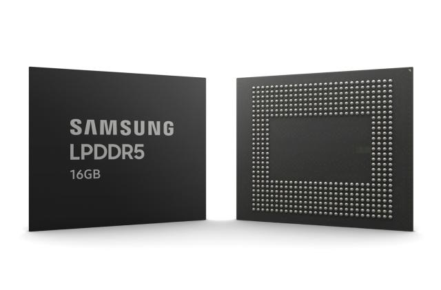 Samsung 16-gigabit LPDDR5 mobile memory