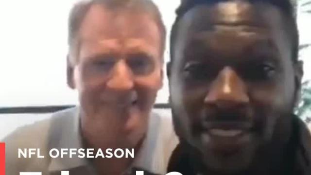 Antonio Brown and Roger Goodell make a video that's perfectly awkward