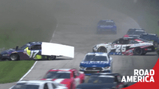 Chaos on late restart causes damage to frontrunners at Road America