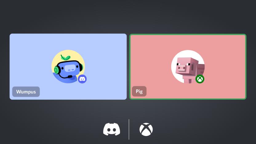 A screenshot showing Discord voice chat working on Xbox consoles.