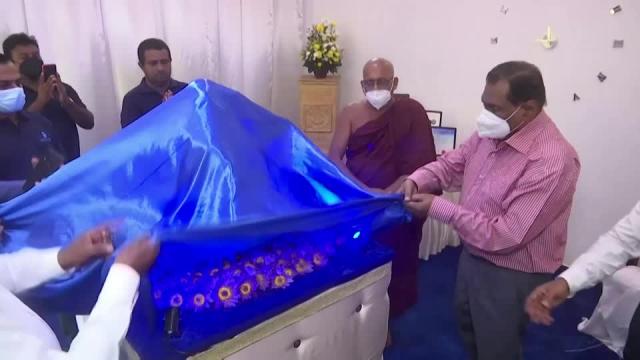 Sri Lanka shows off giant natural blue sapphire