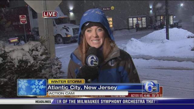 Annie Mccormick On Snow In Atlantic City