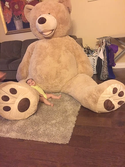 ginormous teddy bear