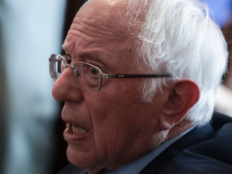 Bernie Sanders calls Putin a 'poster boy for greed and oligarchy' and says he sh..