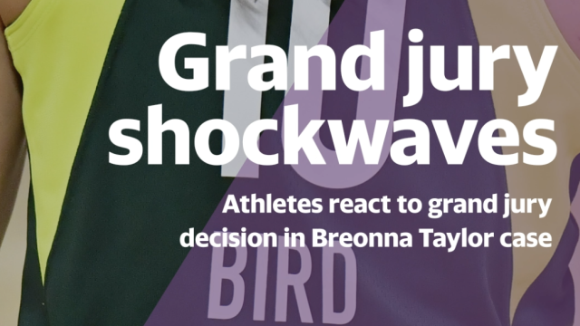 Athletes react to grand jury decision in Breonna Taylor case