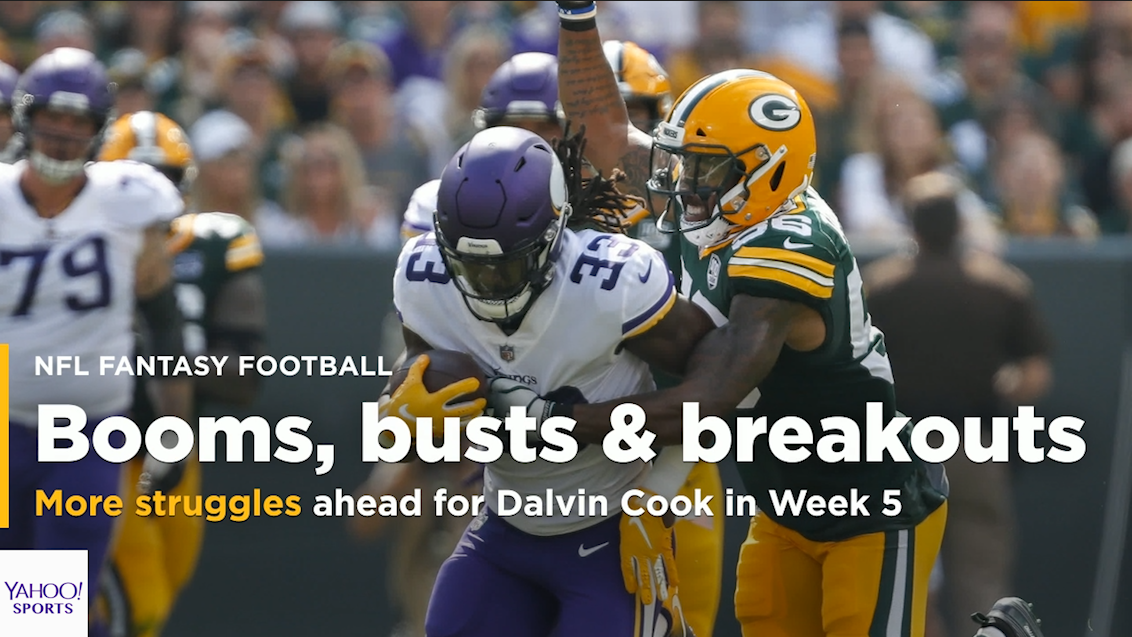 NFL Fantasy Forecast Week 5: Busts, Breakouts, Sleepers, and More