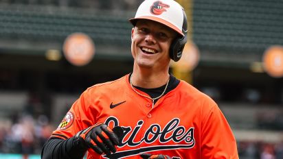 Getty Images - BALTIMORE, MD - APRIL 27: Ryan Mountcastle #6 of the Baltimore Orioles reacts after hitting a home run against the Oakland Athletics during the fifth inning at Oriole Park at Camden Yards on April 27, 2024 in Baltimore, Maryland. (Photo by Scott Taetsch/Getty Images)