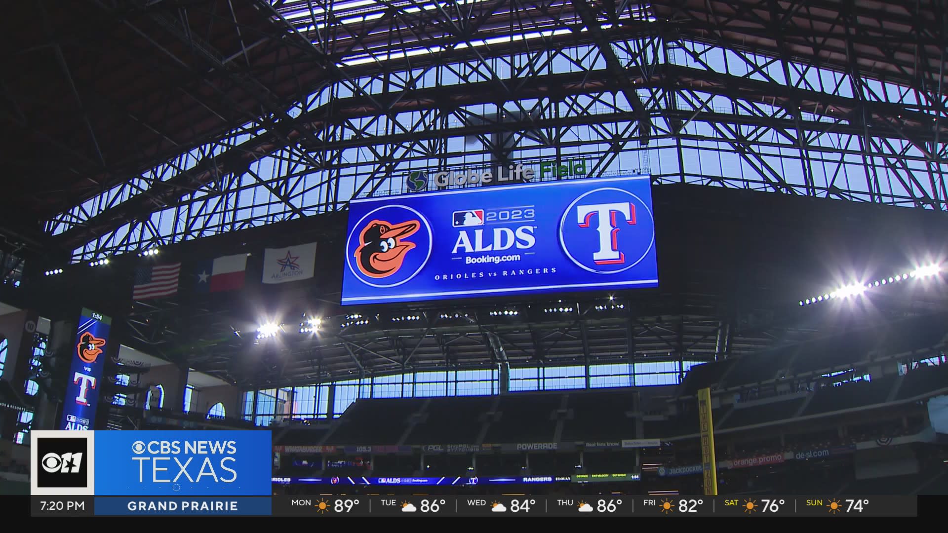 Rangers clinch ALDS in 3-game sweep of Orioles - CBS Texas