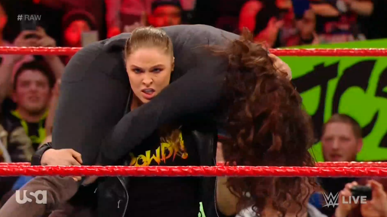 Ronda Rousey Vs Stephanie Mcmahon At Wrestlemania 34