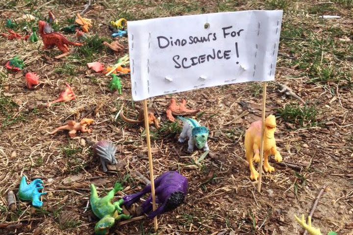 4-year-old&#39;s anti-Trump dinosaur protest gives us the fuel we need to stay woke