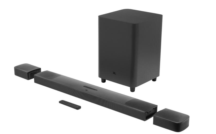 JBL's first Atmos soundbar has speakers | Engadget