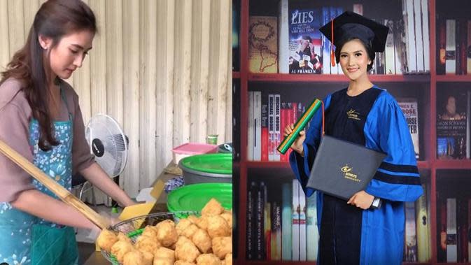 6 Potret Terbaru Amanda Nurani Penjual Tahu Cantik Viral 