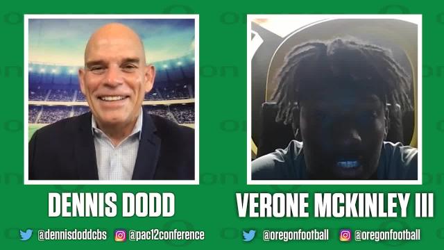 Verone McKinley III breaks down Oregon's victory against UCLA and talks about his defensive intensity with Dennis Dodd