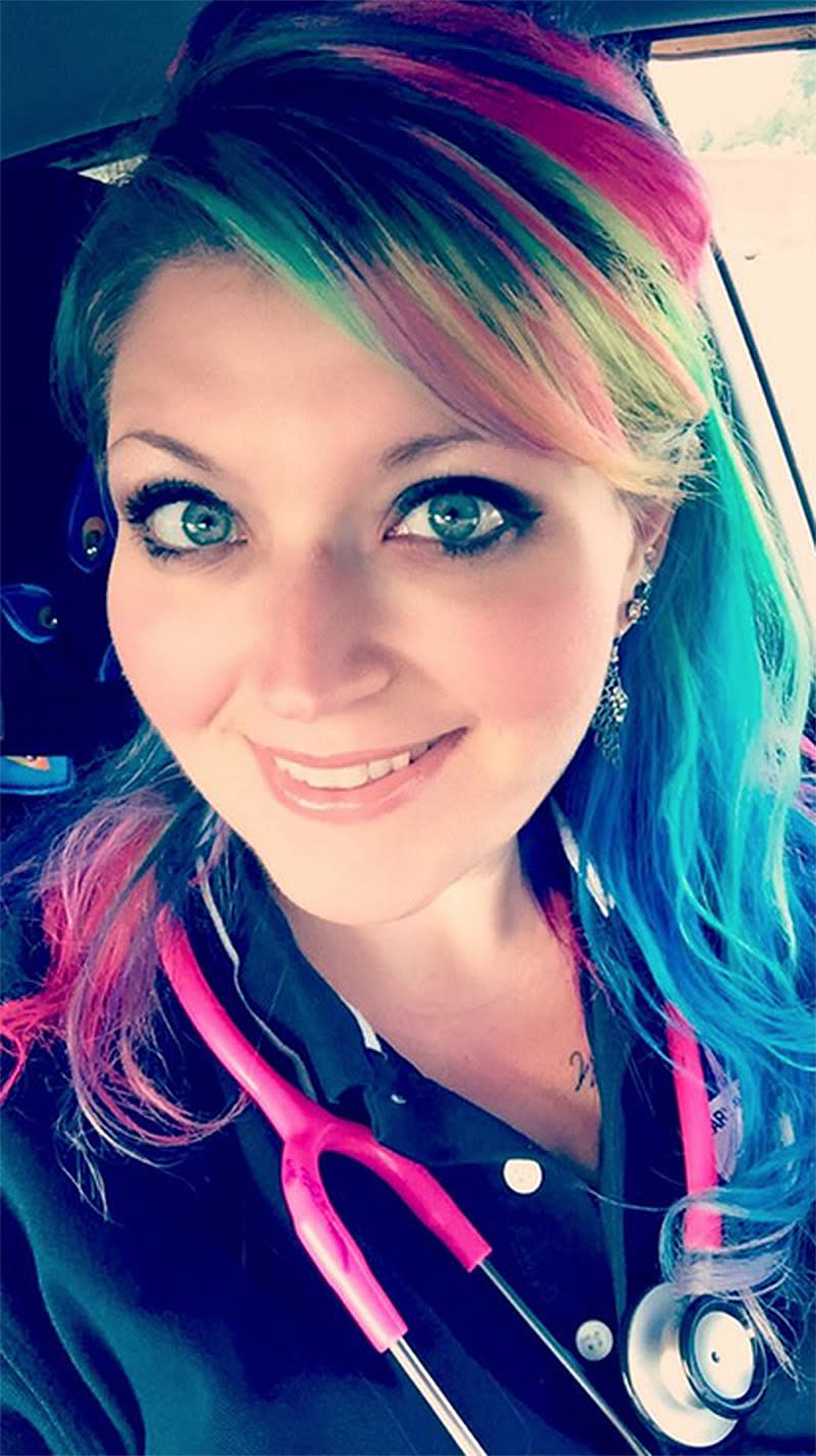 Nurse Shamed by Cashier for Her Rainbow Hair