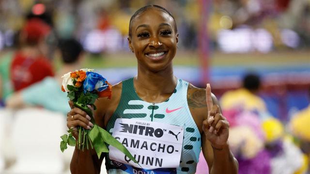 Camacho-Quinn wins 100m hurdles in Doha
