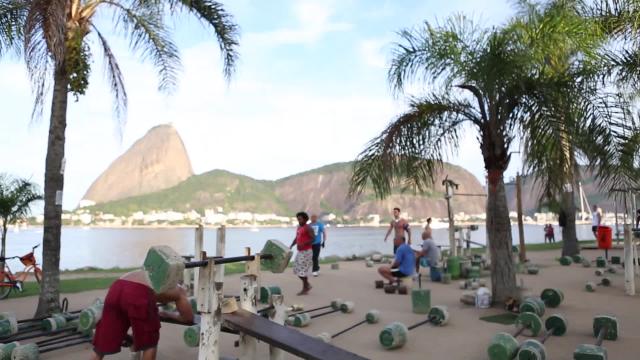 Muscle Beach in Rio