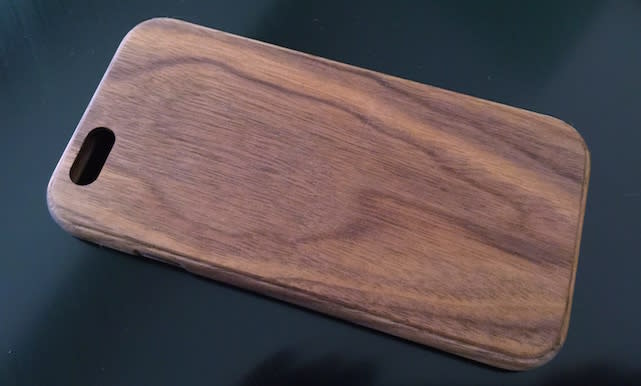 Grovemade's beautiful handcrafted Walnut iPhone Case