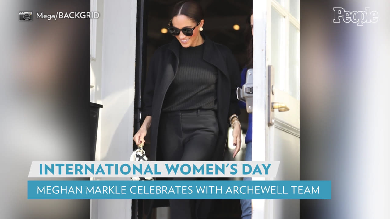 Meghan Markle Steps Out for L.A. Lunch with Archewell Team — and