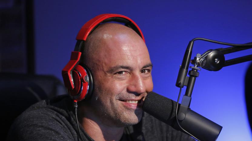 JOE ROGAN QUESTIONS EVERYTHING -- "Podcast" -- Pictured: Joe Rogan -- (Photo by: Vivian Zink/Syfy/NBCU Photo Bank/NBCUniversal via Getty Images)