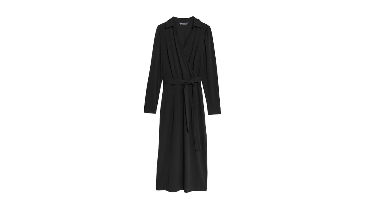 Shoppers are raving about this flattering M&S black midi dress that’s ...