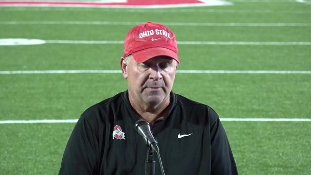 Ohio State football offensive coordinator Kevin Wilson on the battles during camp