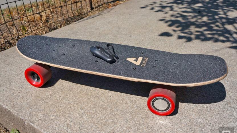 Elwing's electric skateboard prototype