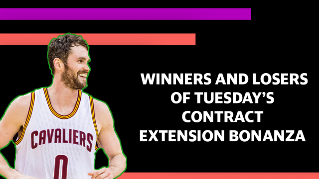 The Rush: Winners and losers of Tuesday’s contract extension bonanza