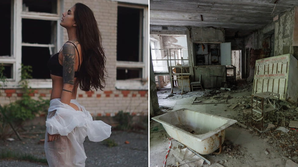 New Twist Instagram New Twist After Backlash Over Instagram Model S Chernobyl Photos