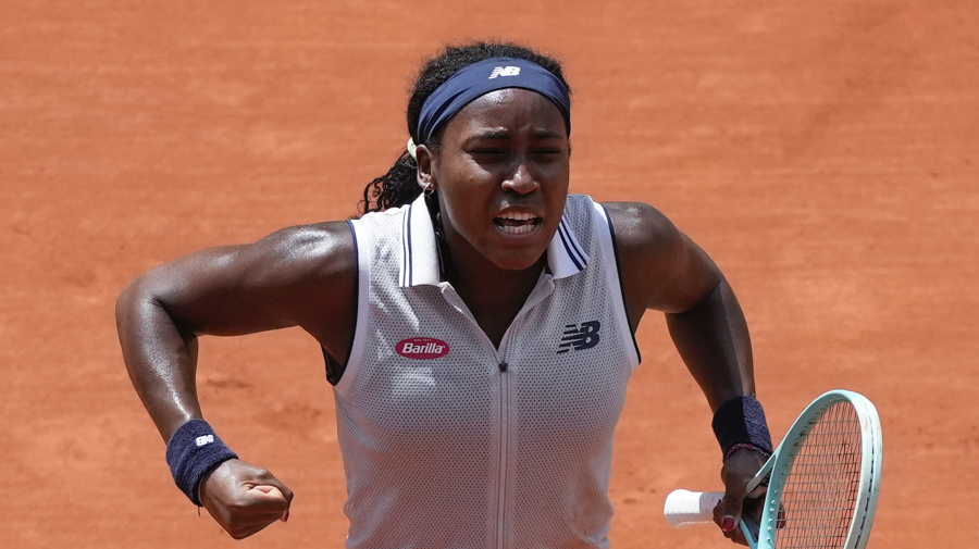 Associated Press - No. 3 seed Gauff came back to defeat Ons Jabeur 4-6, 6-2, 6-3 to reach the final four at a third consecutive Grand Slam tournament.  No. 1 Swiatek followed in Court Philippe