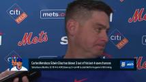 Mets manager Carlos Mendoza talks about Edwin Diaz and has updates on the health of Marte, Nimmo and Martinez