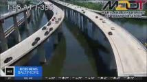 Motorcyclist falls into Patapsco River off I-395 bridge