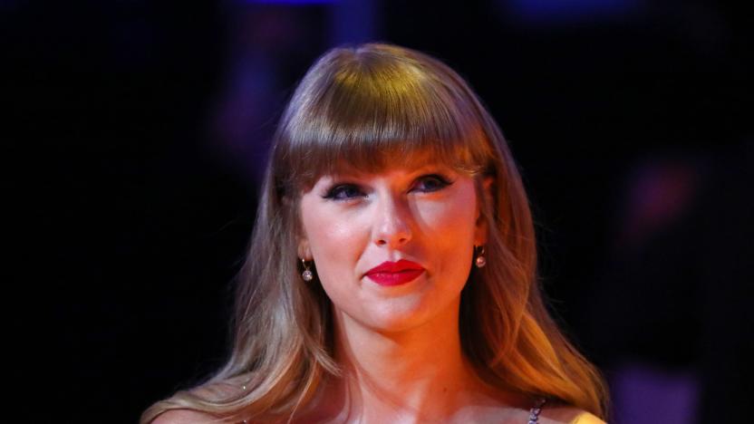 LONDON, ENGLAND - MAY 11: Taylor Swift, winner of the Global icon Award, is seen during The BRIT Awards 2021 at The O2 Arena on May 11, 2021 in London, England. (Photo by JMEnternational/JMEnternational for BRIT Awards/Getty Images)