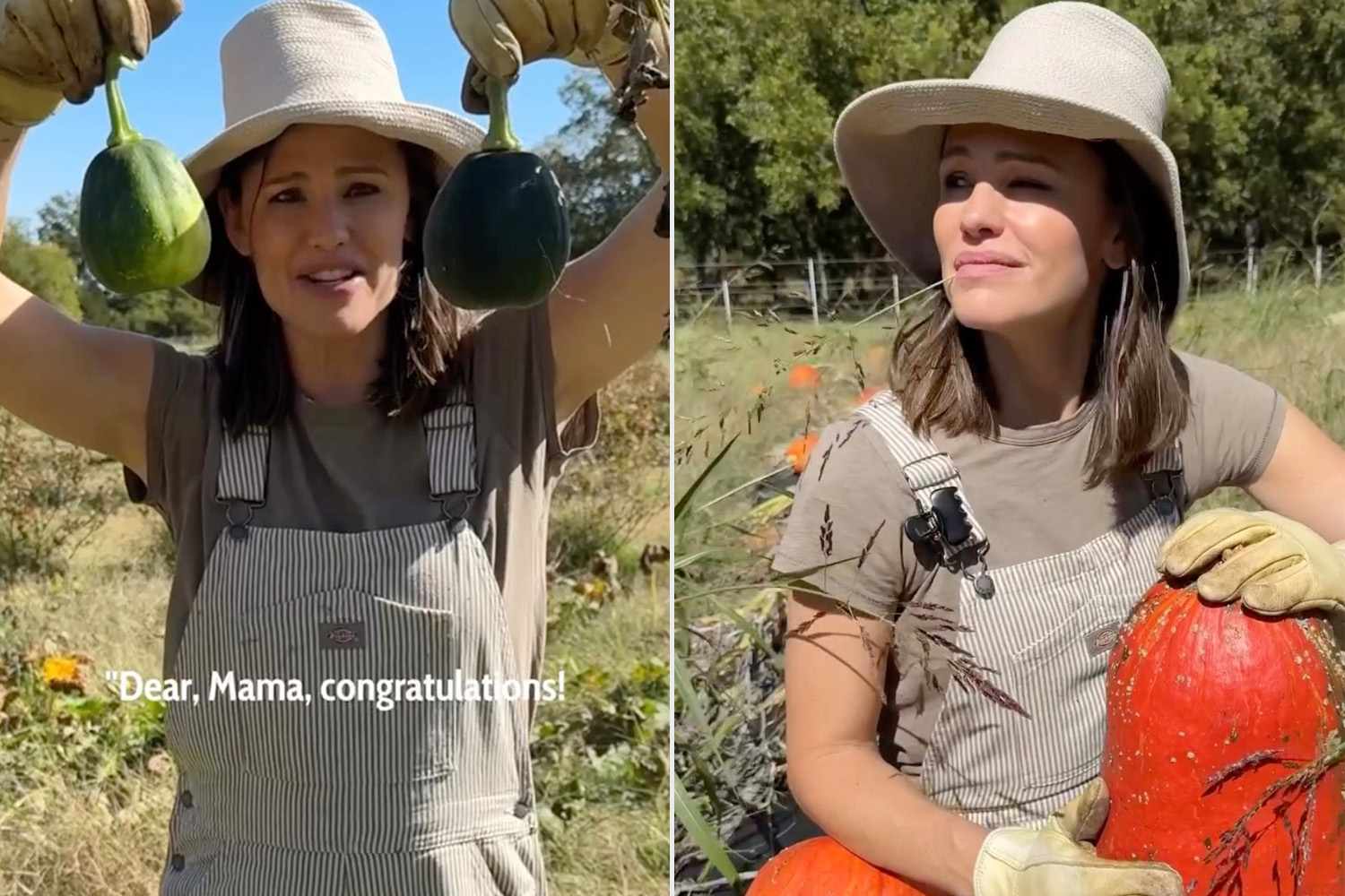 Jennifer Garner Hits the Pumpkin Patch in Overalls to Share ‘Nerdy Farm Facts’ in New Video