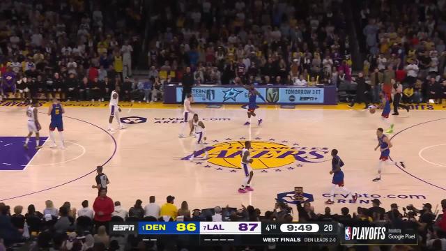 Top and ones from Los Angeles Lakers vs. Denver Nuggets