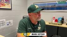 Kotsay believes A's early deficits led to series loss vs. Mariners