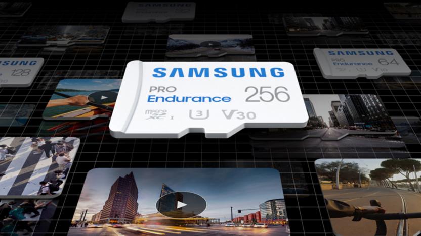 Samsung Pro Endurance dashcam memory card