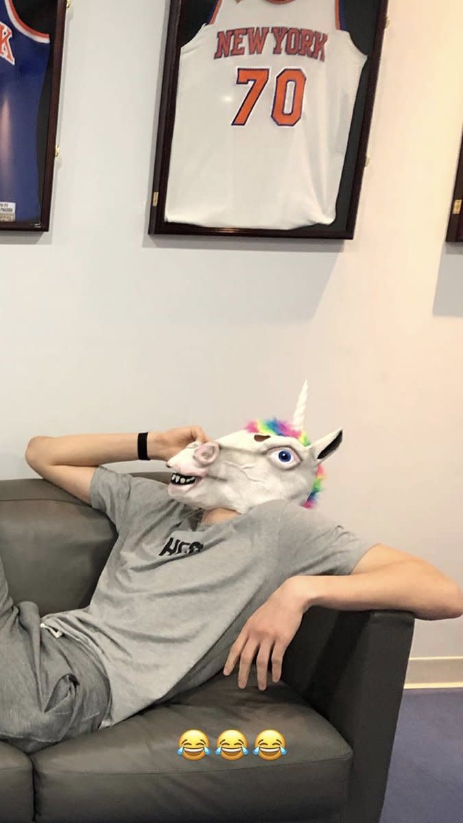 porzingis unicorn shirt