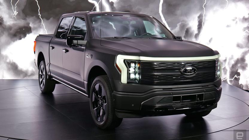 The Platinum Black edition of the Ford F-150 Lightning will be the truck's top new trim when it comes out in early 2024. 