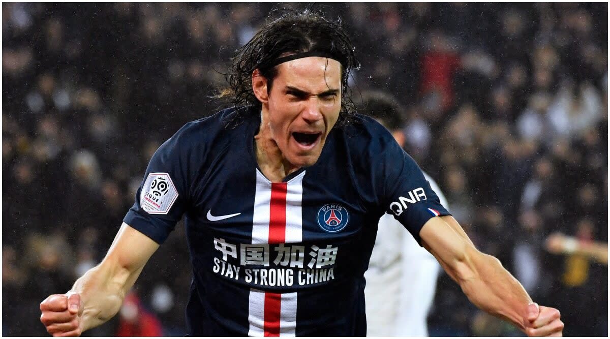 Edinson Cavani Posts for the First Time After Joining ...