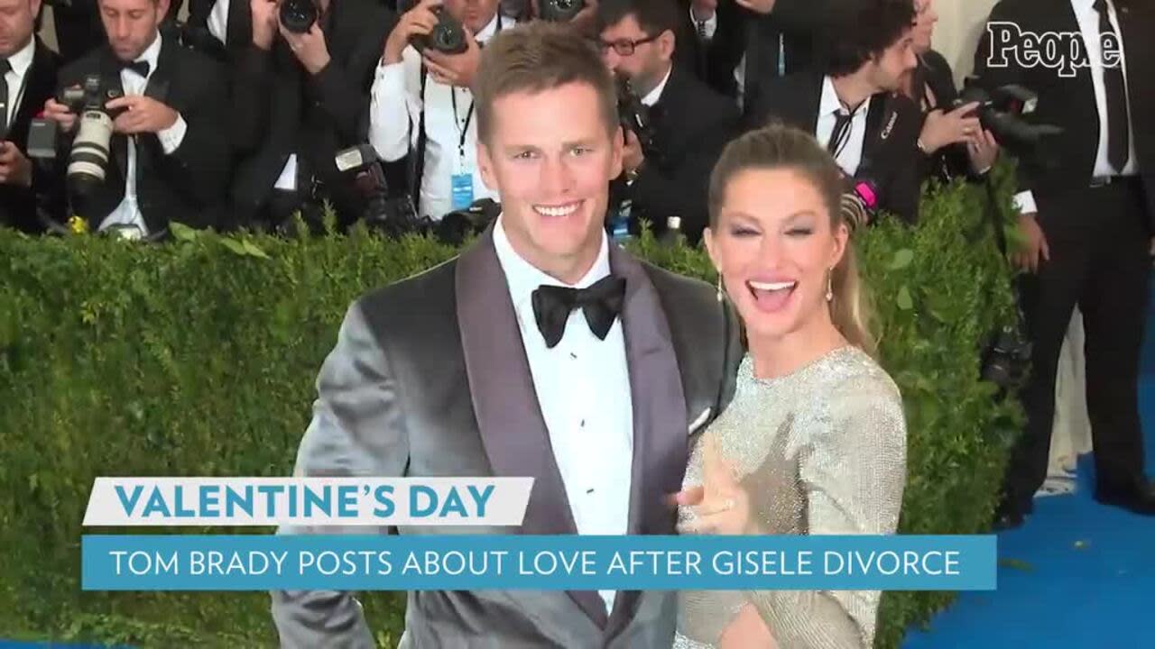 Tom Brady, Gisele Bündchen share Valentine's Day Instagram updates