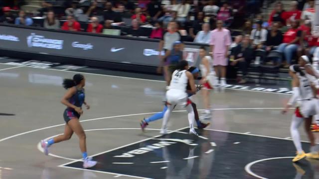 Aari McDonald with an And One vs. Las Vegas Aces