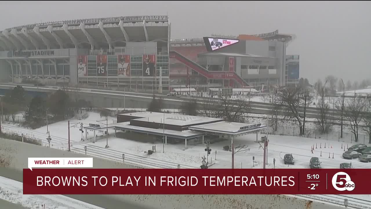 Going to the Cleveland Browns game? You could be risking frostbite